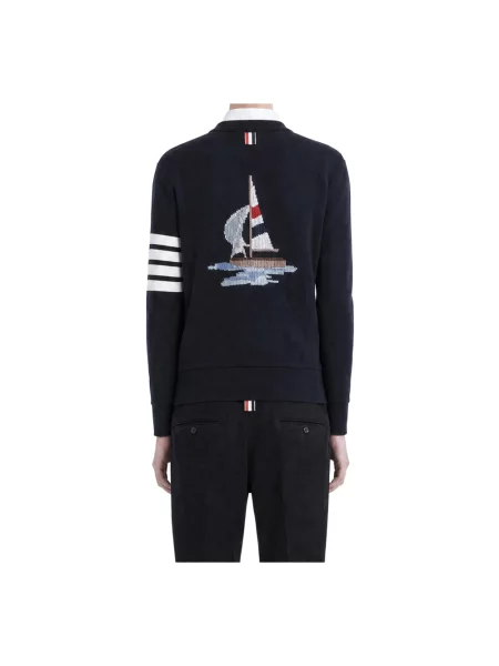 Kardigan Thom Browne niebieski