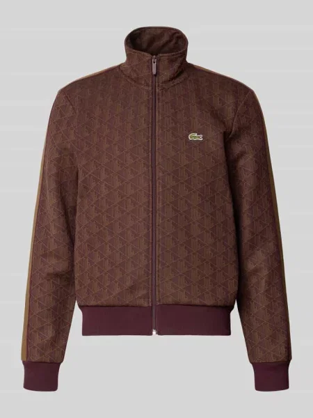 Bluza rozpinana o kroju regular fit z domieszką bawełny Lacoste