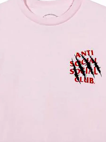 Μπλούζα Anti Social Social Club ροζ