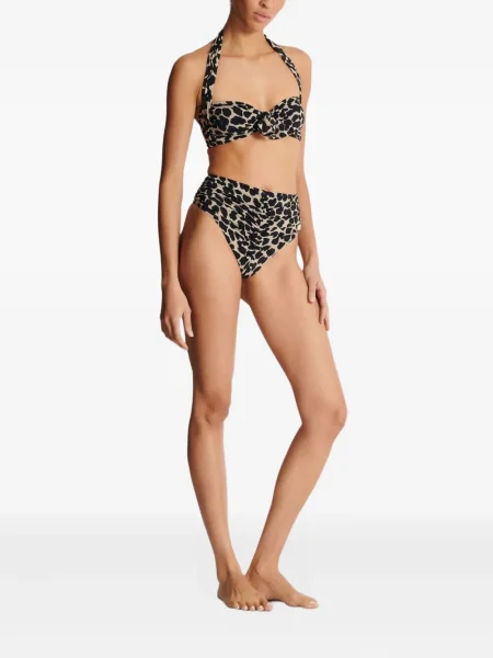Bikini Balmain cu imagine cu model leopard