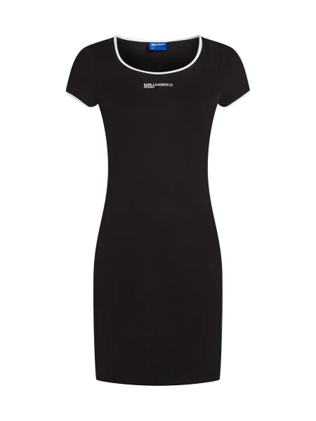 KARL LAGERFELD JEANS Rochie Milano negru alb