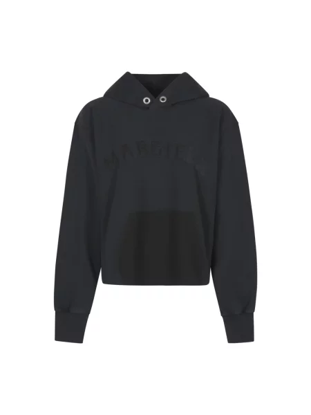 Bluza z kapturem Maison Margiela z kapturem niebieska