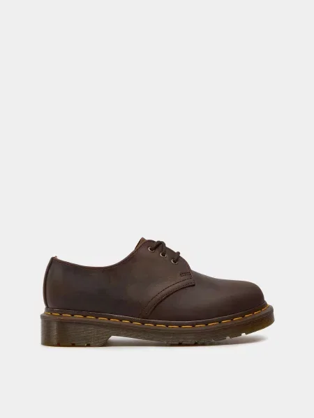 Шкіряні Туфлі DR. MARTENS темно-коричневий коричневі