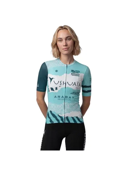 Koszulka kolarska z krótkim rękawem Vuelta a Ibiza MTB x Siroko Kolarst zielona