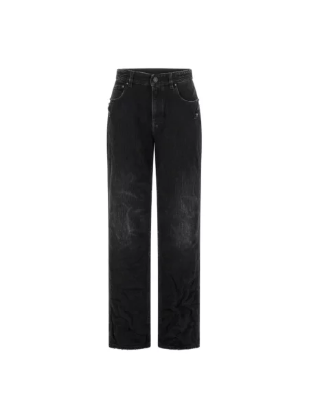Jeansy straight leg Balenciaga czarne