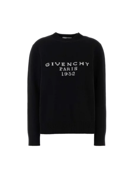 Dzianinowy sweter Givenchy czarny