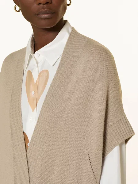 Dzianinowy sweter Herzen's Angelegenheit beżowy