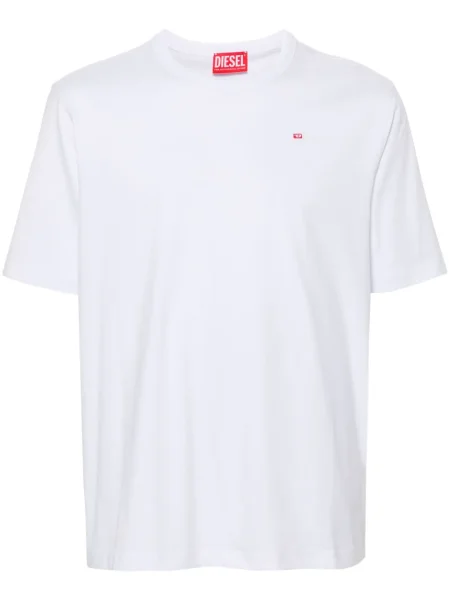 Tricou Diesel cu broderie alb