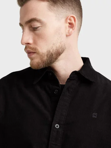 Вельветовая рубашка G-star Raw черная