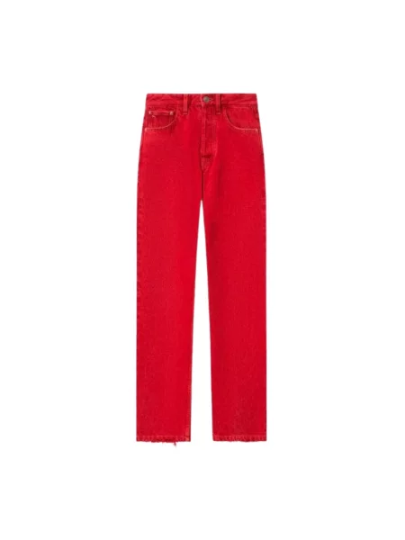 Jeansy Isabel Marant czerwone