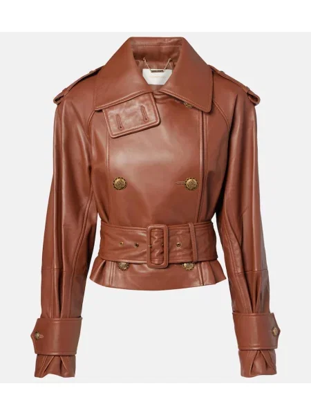 Geanta de piele Zimmermann maro