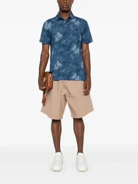 Polo majica Polo Ralph Lauren s printom siva