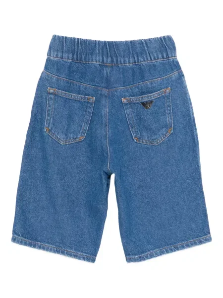 Szorty jeansowe dziecięce Emporio Armani niebieskie