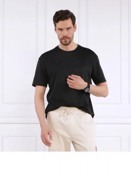 BOSS GREEN Tricou Tee 14 01 negru