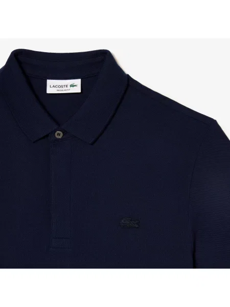 Lacoste Koszulka Polo Paris Stretch Piqué Regular Fit granatowa