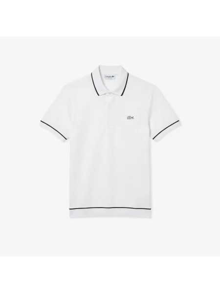 Поло Lacoste белое