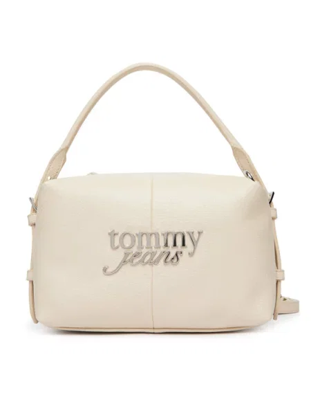 Tommy Jeans Geantă Tjw Bold Camera Bag Écru