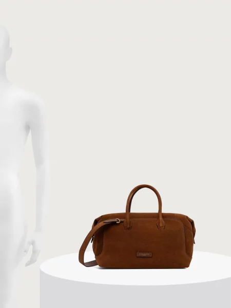 GIANNI CHIARINI Bőrönd Gemma | hasított bőr barna