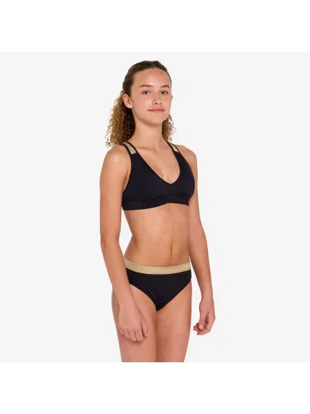 Strój kąpielowy dziecięcy Decathlon czarny
