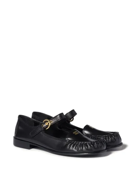 Pantofi loafer Miu Miu negru
