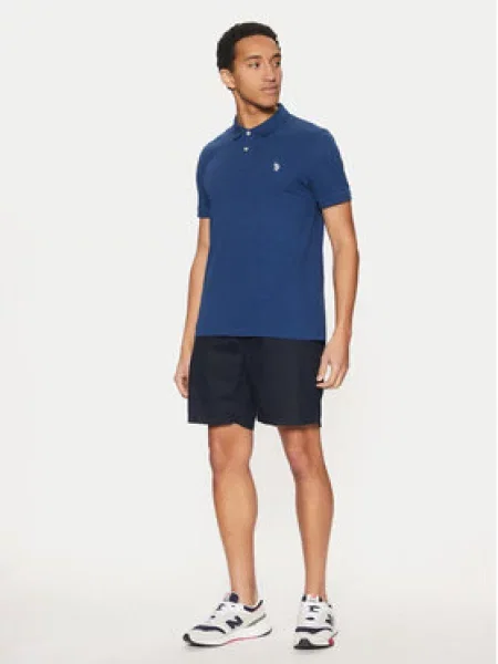 U.S. Polo Assn. Šortky z materiálu Tmavomodrá