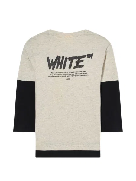 Koszulka dziecięca Off-white biała
