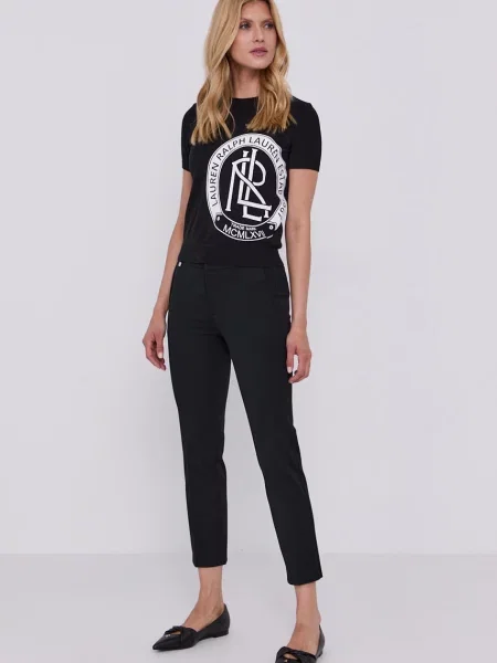 Lauren Ralph Lauren Lauren Ralph pantaloni negru