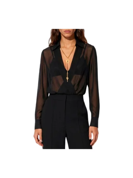 Top Elisabetta Franchi negru