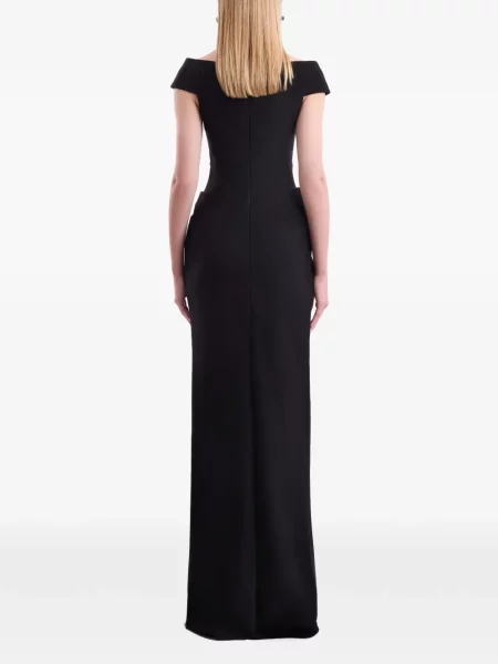 Rochie Gemy Maalouf cu model floral negru