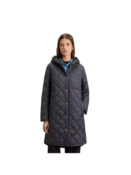 Parka Woolrich pikowana czarna