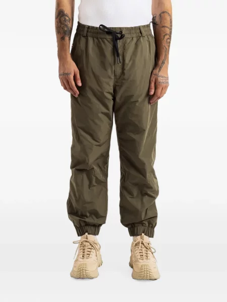 Pantaloni Moncler Grenoble cu cordon verde
