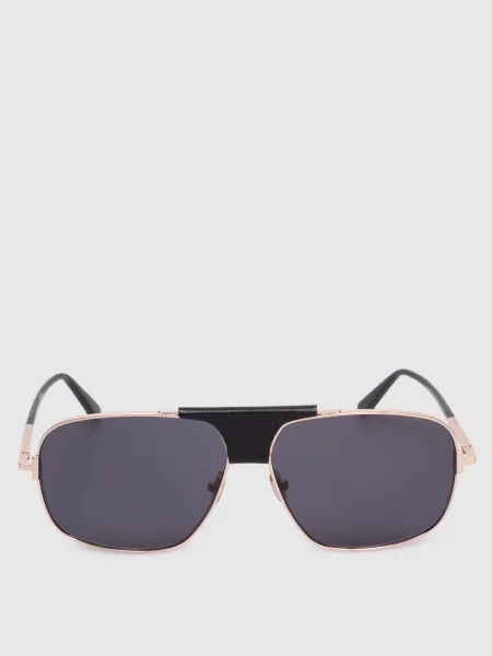 Золотисті сонцезахисні окуляри Tex з логотипом Tom Ford