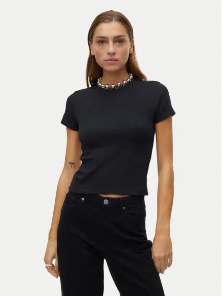 VERO MODA Tričko CHLOE' čierna