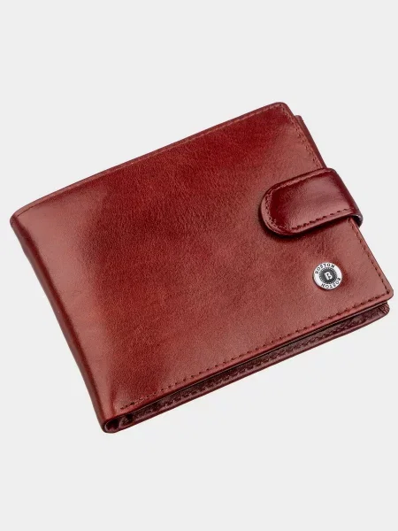 Кожаный кошелек Boston Leather Accessories коричневый