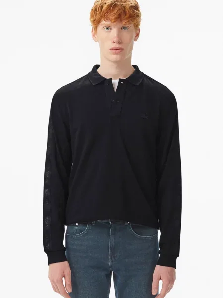 Поло Lacoste чорне