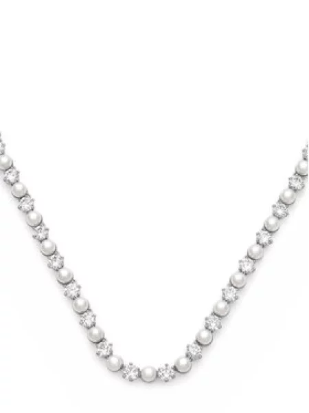 Zapestnica Swarovski srebrna
