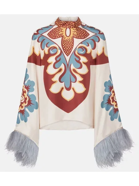 Jedwabny top La Doublej