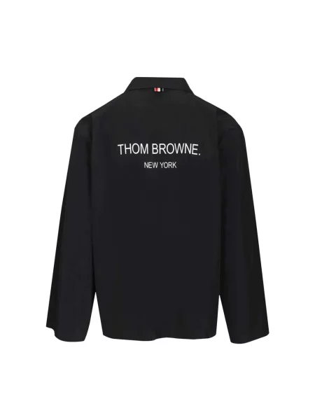 Kompaktowa marynarka Thom Browne niebieska