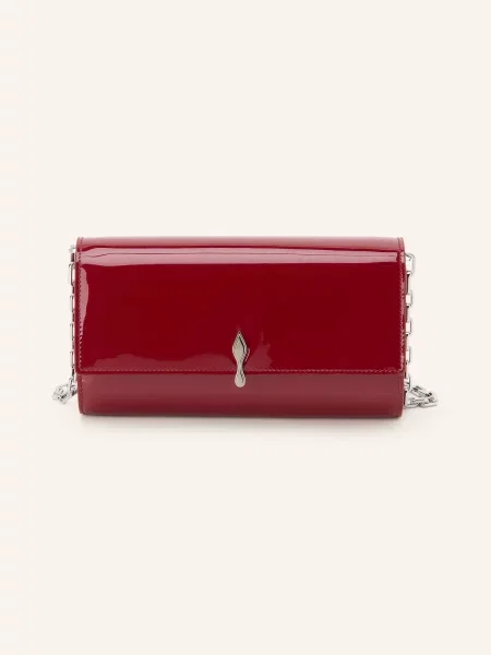 Torebka Christian Louboutin skórzana czerwona
