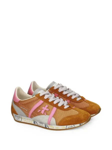 Sneakerși Premiata cu autograf maro