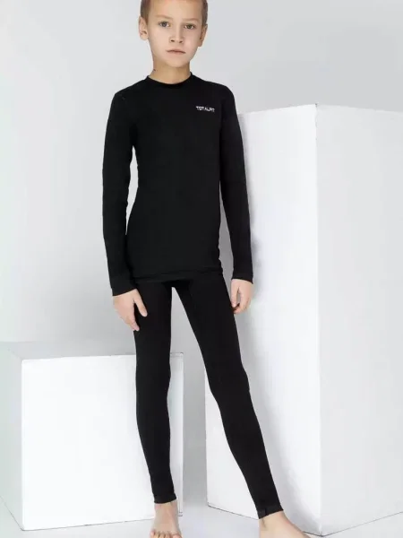 Детский лонгслив Totalfit черный