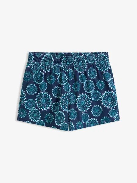 Szorty kąpielowe z wszytymi figami bikini niebieskie