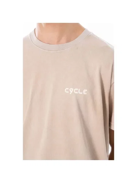 Koszulka Cycle z nadrukiem beżowa