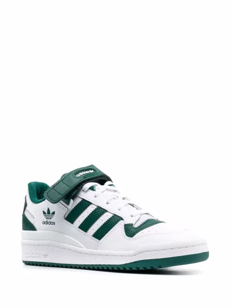 Šněrovací krajkové tenisky Adidas Forum bílé