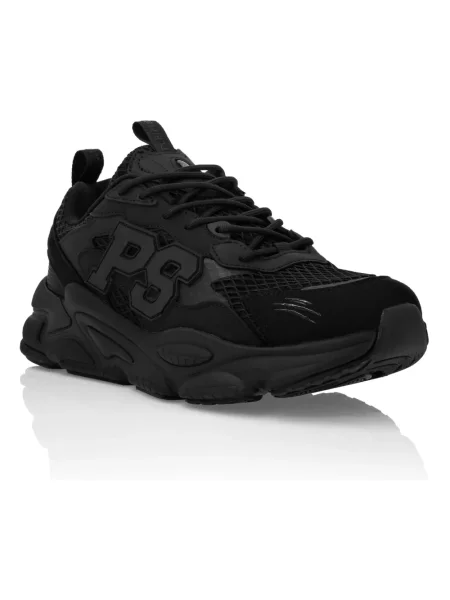Sneakersy Plein Sport w tygrysie prążki czarne