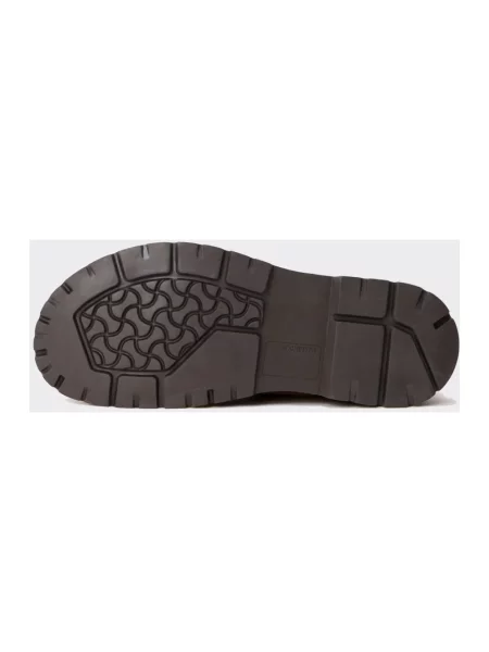 Botki Birkenstock zamszowe wsuwane czarne