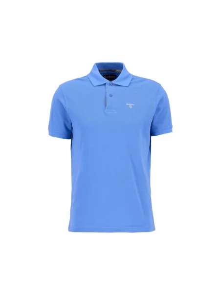 Koszulka polo Barbour niebieska