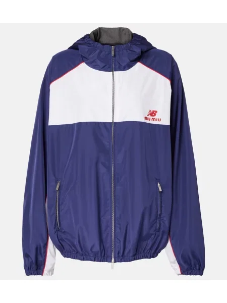 Яке Miu Miu поплин синьо