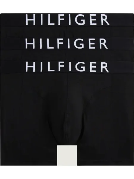 Tommy Hilfiger Underwear Boxeri / alb negru