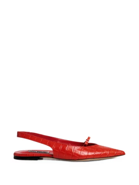 Pantofi cu toc Essentiel Antwerp fără toc roșu